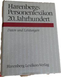 Harenbergs Personenlexikon 20. Jahrhundert